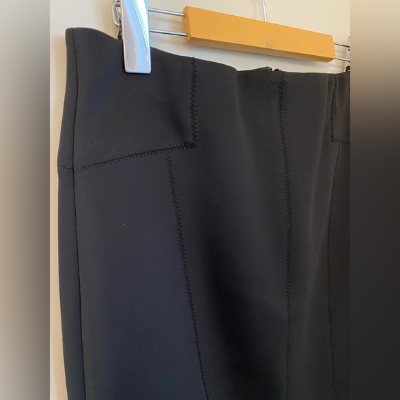 Rebecca Taylor Black Modern Page Pencil Mini Skirt Size 8 - Picture 7 of 12
